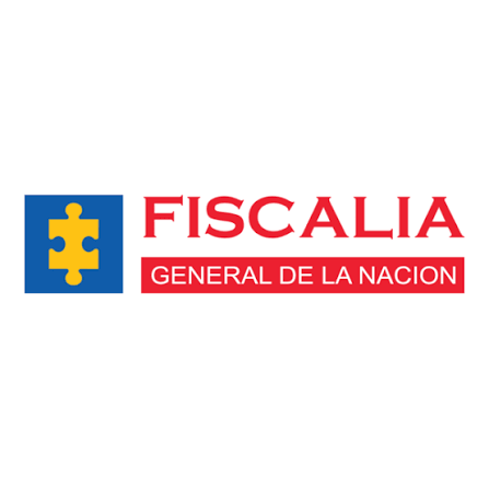 Logo de la Fiscalía General de la Nación de Colombia, entidad autónoma de la rama judicial encargada de investigar delitos y ejercer la acción penal.