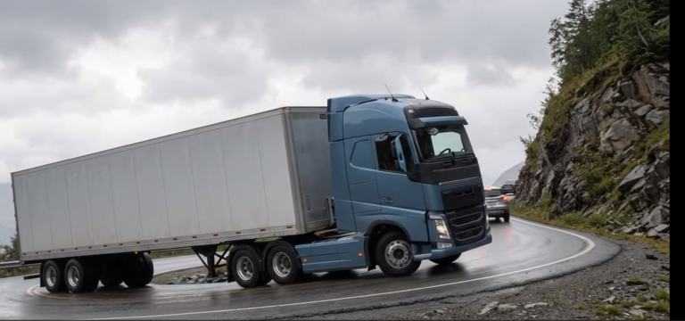 Simulador de vehículo pesado con realidad virtual de Ambiente Consultores, entrenamiento inmersivo para conductores de tractocamión, volqueta, furgón y tanque.