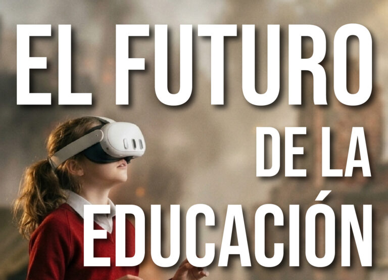 Estudiantes interactuando con entornos históricos usando visores de Realidad Virtual en México.